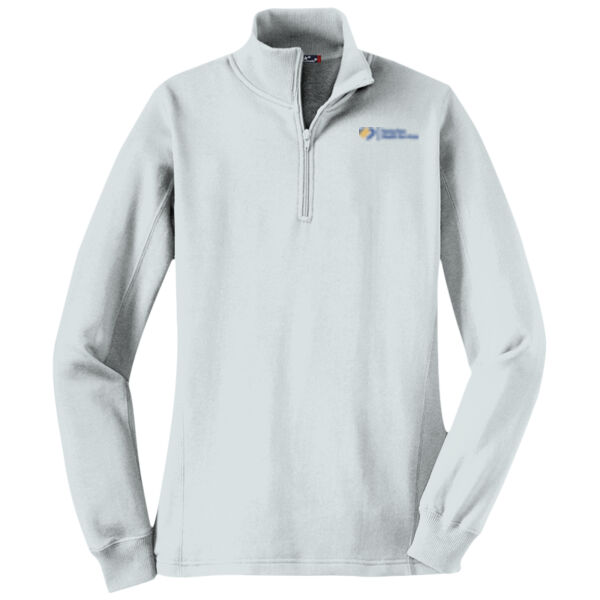 Ladies 1/4 Zip Sweatshirt  Thumbnail