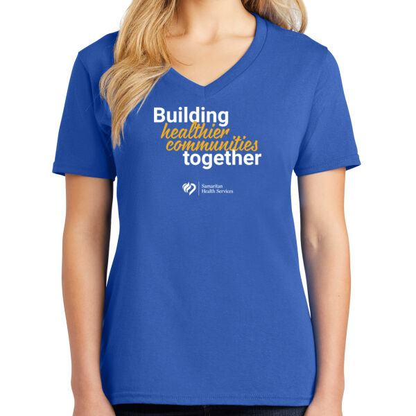 Ladies Core Cotton V Neck Tee Thumbnail